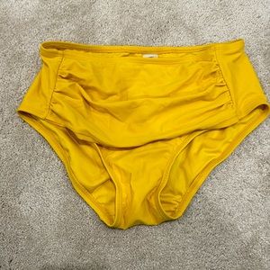 Yellow bikini bottoms